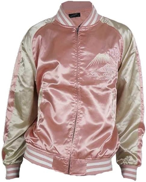 Amazon メンズ 舞子刺繍スカジャン 横須賀ジャンバー サテン地 和柄 ブルゾン Q0128 05 ピンク M コート ジャケット 通販 Amazon メンズ 舞子刺繍スカジャン 横須賀ジャンバー サテン地 和柄 ブルゾン Q0128 05 ピンク M コート ジャケット 通販