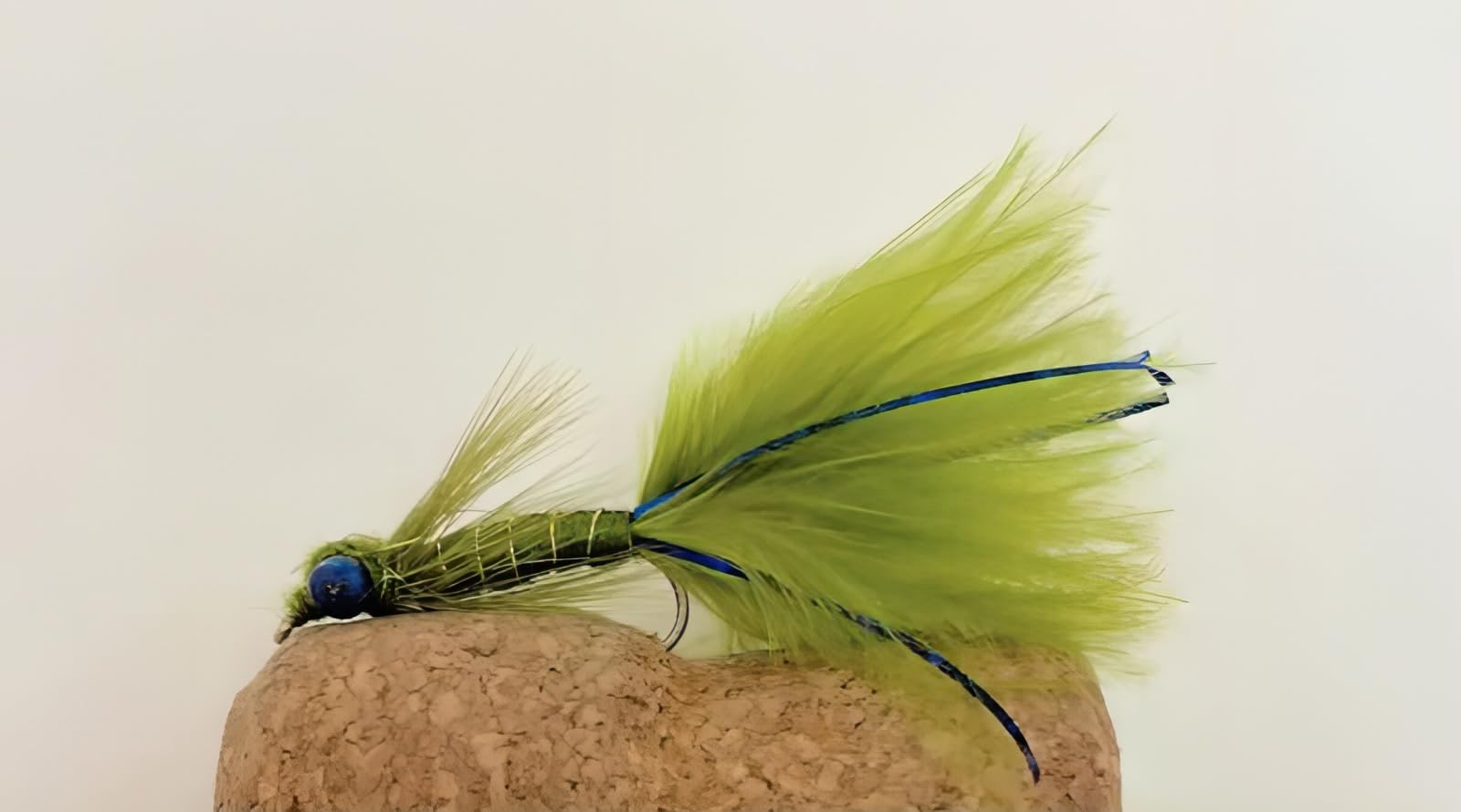 8 Pack Of Hothead Olive Blue Flash Damsels, Trout Flies