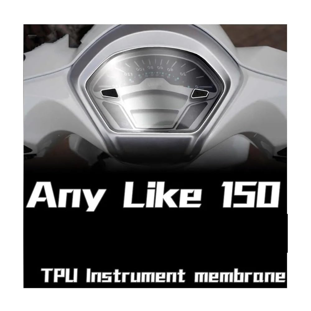Cache de Compteur de Vitesse de Moto Film de Protection d'écran pour Moto pour Kymco Any Like Q 150, Instrument Tableau Bord(1 PSC)
