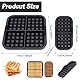 2 Stück Waffeleinsatz für Philips Airfryer Dual Basket 3000 Zubehör Luftfritteuse, Wiederverwendbarer Silikon Multifunktionales Silikonpad Staubdicht und Leicht zu Reinigen