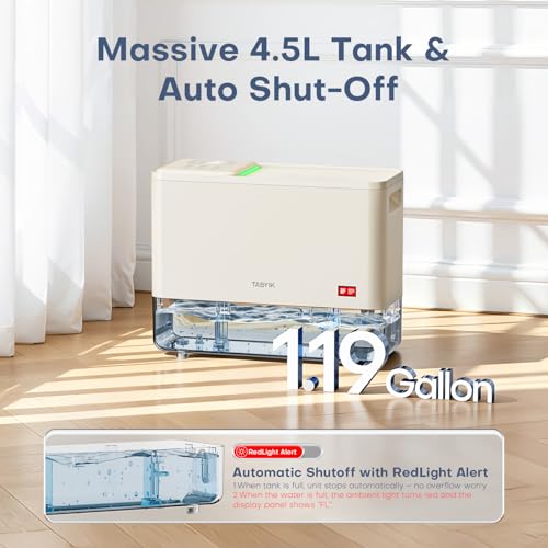 Image of Dehumidifier for Basement with Drain Hose and 1.2 Gal Tank, Max 21 Pints /D | 2025 German iF Design Award, 1500 Sq.Ft Dehumidifiers for Home RV Bathroom Bedroom, Child Safety Lock, Auto Shut Off