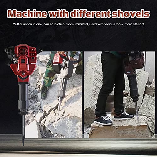 Abbruchhammer, professioneller Elektro-Bohrhammer, 55J Elektro-Unterbrecher, 1900 U/min Presslufthammer für Beton und… – Bild 6