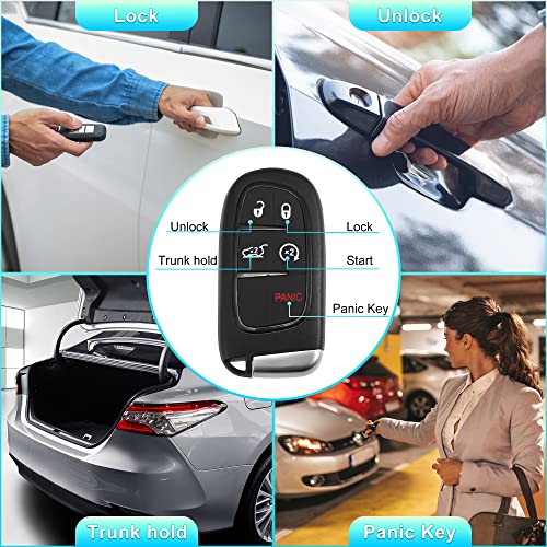 Llave de 433 MHz para Jeep Cherokee que soluciona la necesidad de un segundo mando GQ4-54T 3