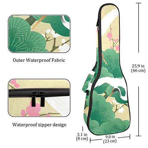 Housse pour ukulélé vintage japonais, grue d’oiseau de 10 mm d’épaisseur avec rembourrage en éponge de 53,3 cm, sac de… - Les Beatles, Paul McCartney, John Lennon, RIngo Starr, George Harrison Housse pour ukulélé vintage japonais, grue d'oiseau de 10 mm d'épaisseur avec rembourrage en éponge de 53,3 cm, sac de… – Image 5