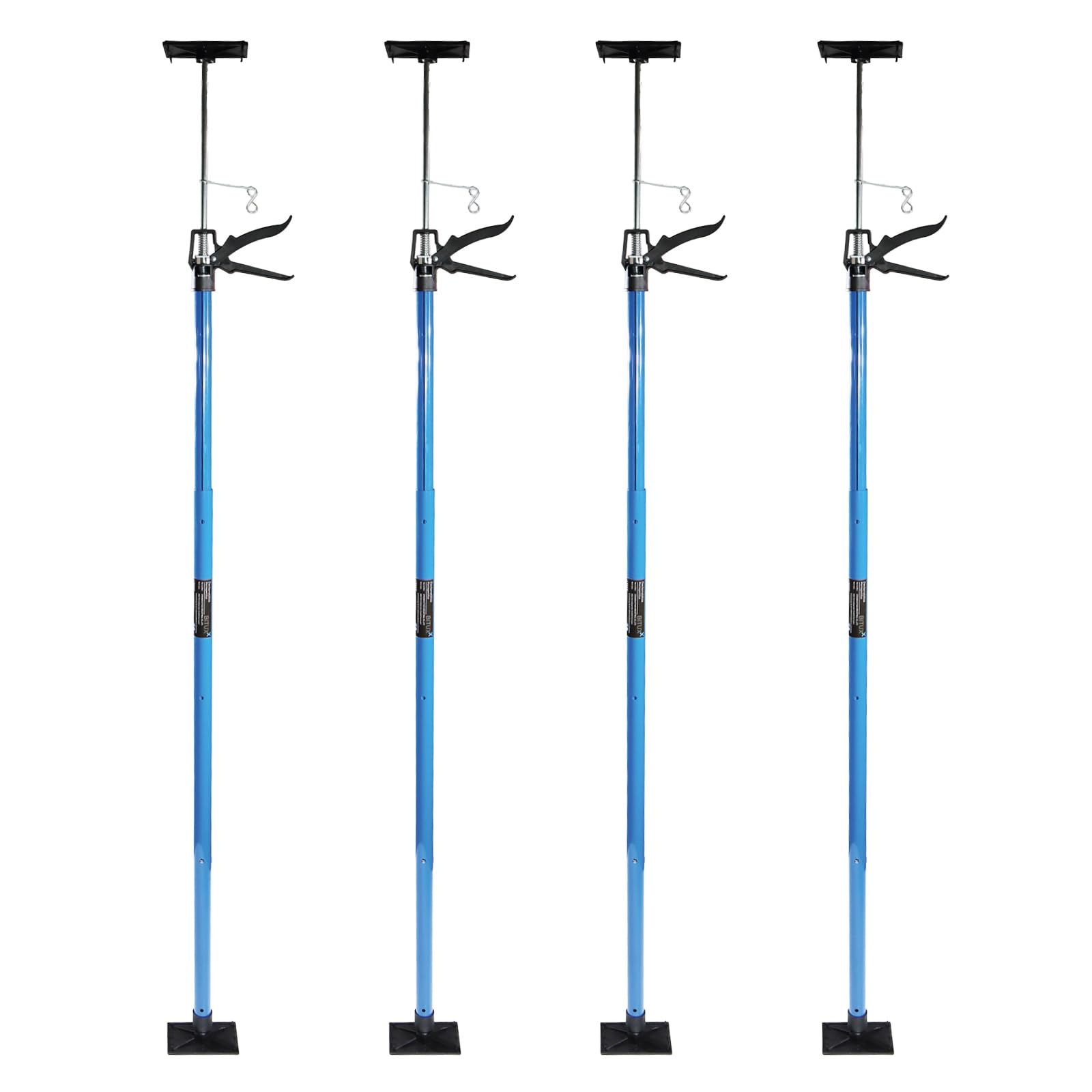 Bituxx Schnellspannstütze Deckenstütze Einhandstütze Montagestütze 115-290 cm (2 Paar)