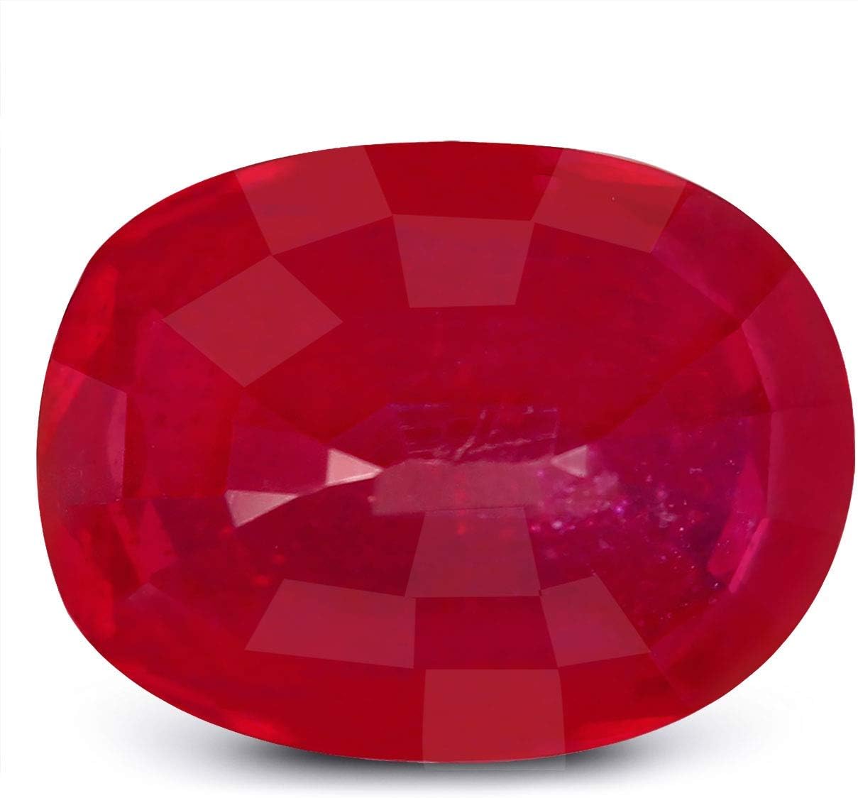 5.00 Carat Natural AA++ Quality Burma Ruby Manik Stone Original Earth Mind Certified Natural Loose Gemstone(Lab - Teseted)