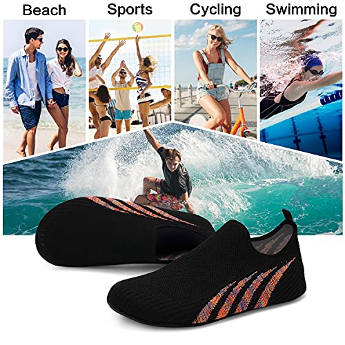 Image of ANLUKE Womens Mens Water Shoes Barefoot Quick-Dry Aqua Socks for Beach Swim Surf Water Sport