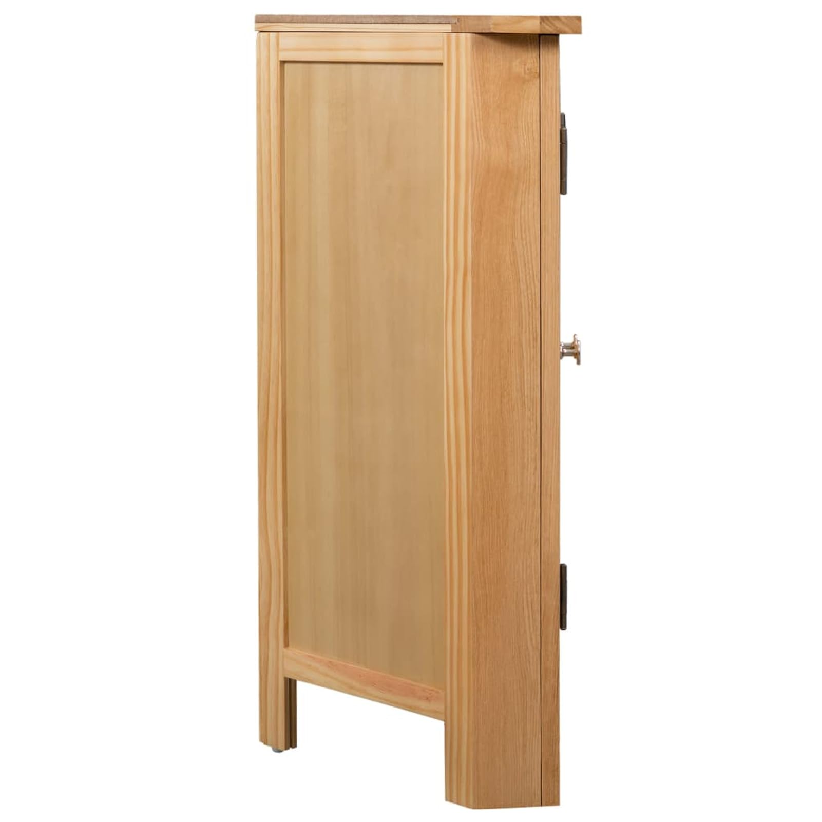 Eckschrank, Sideboard, Kommode, Küchenschrank, Flurmöbeln, Kaffeeschrank, Wohnzimmermöbel, 80 x 33,5 x 78 cm Massivholz Eiche