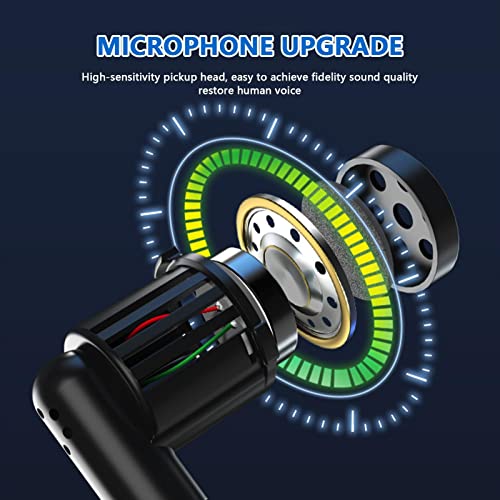 Fone de ouvido com microfone sem fio para falar - Transmissão sem fio estável de 50,Amplificador de