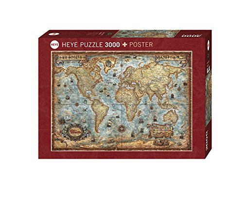 Preisvergleich Produktbild Heye 29275 - Standardpuzzles 3000 Teile The World