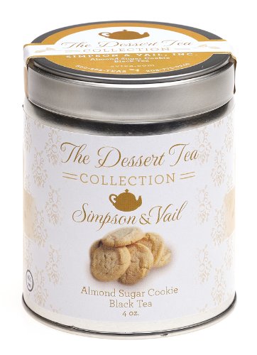 Simpson & Vail, Almond Sugar Cookie Black Tea, Dessert Collection - 4 Ounce Tin / 50 Cups Simpson & Vail, Almond Sugar Cookie Black Tea, Dessert Collection - 4 Ounce Tin / 50 Cups