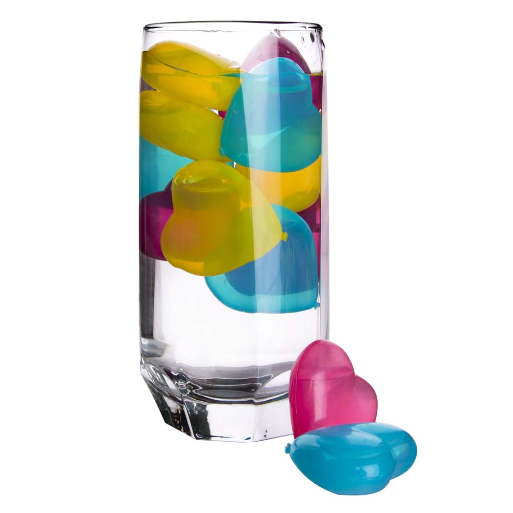 ORION Bunte Eiswürfel Aus Kunststoff – 20 Stück, Fruchtformen, Wiederverwendbar, Ca. 2,5x2,5 Cm