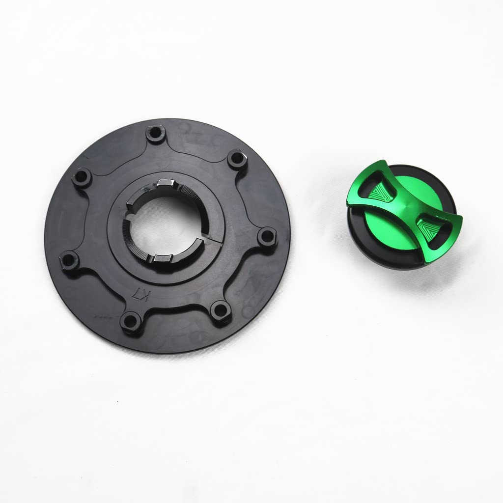 Tak わた CNC Bow-tie Gas Fuel Tank Cap Cover For Kawasaki ZX-11 ZXR400