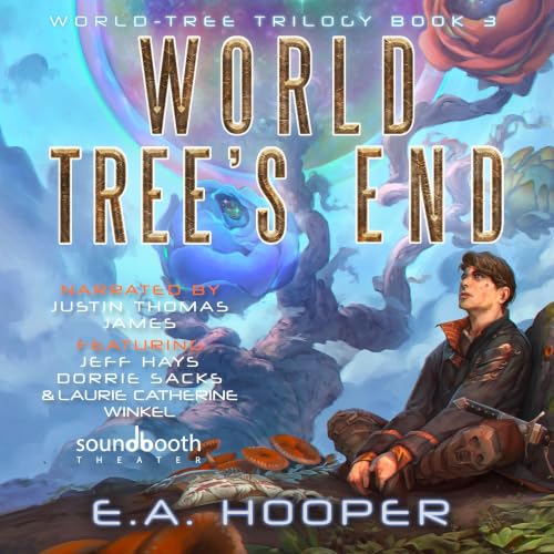 Diseño de la portada del título World-Tree's End