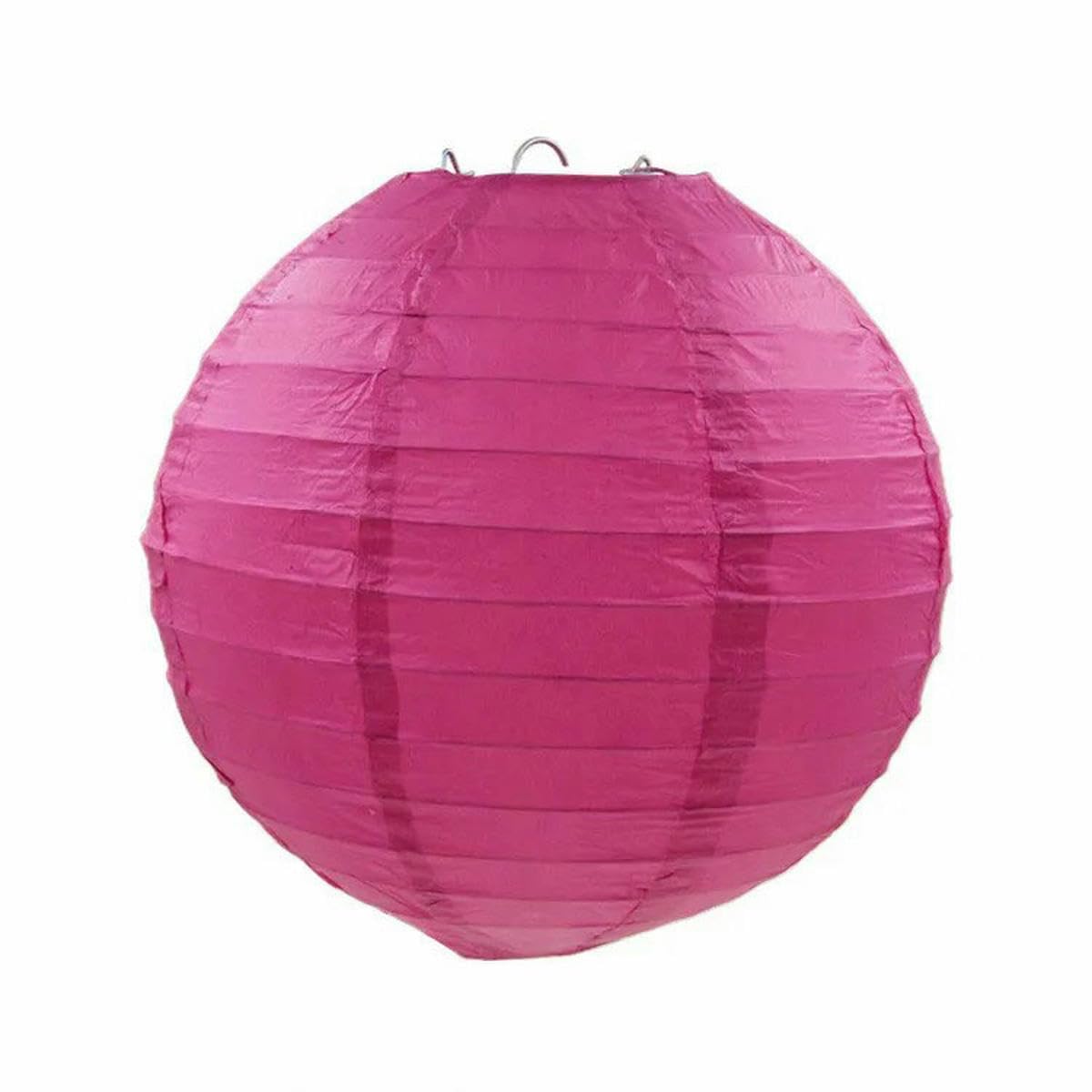 Round Paper Lanterns, Round Hanging Paper Lanterns Multicolor 10-40cm(Purple Red,20cm(8inch))