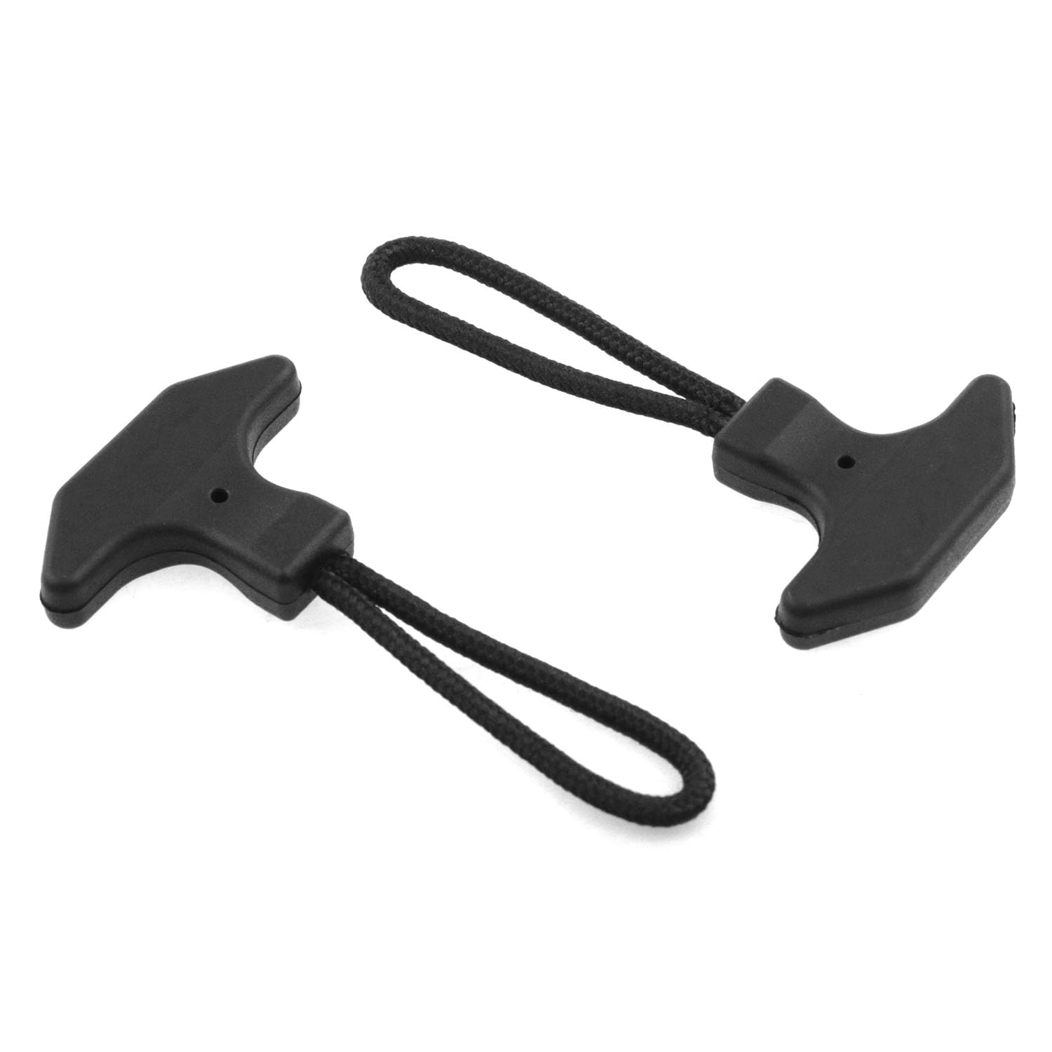 Zangc Tirador de cremallera en forma de T, tiradores de cremallera resistentes de TPU para mochilas, estuches, bolsos, bolsos y otros equipos deportivos, cabezales de cremallera, 4 unidades