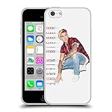 Head Case Designs Licenza Ufficiale Justin Bieber Foto E Testo Calendario Purpose Custodia Cover in Morbido Gel Compatibile con Apple iPhone 5c