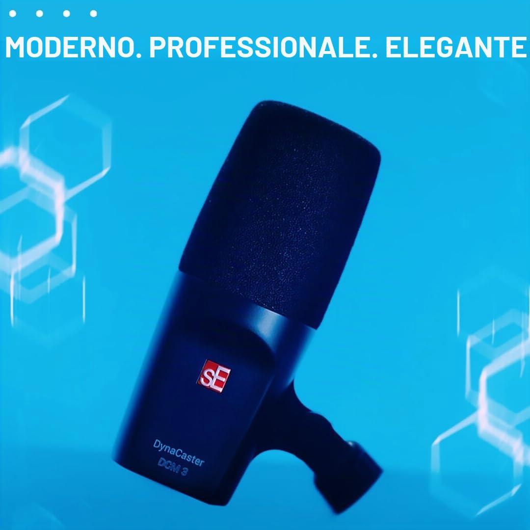 SE Electronics DynaCaster DCM3 - Microfono cardioide a trasmissione dinamica