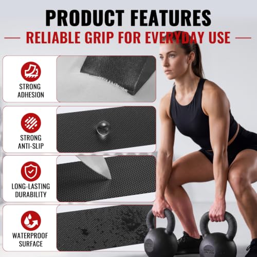 Rubber Grip Tape for Handles 1" x 16.4Ft Tools Anti Slip Rubber Tape Black $4.49 AC - image 3