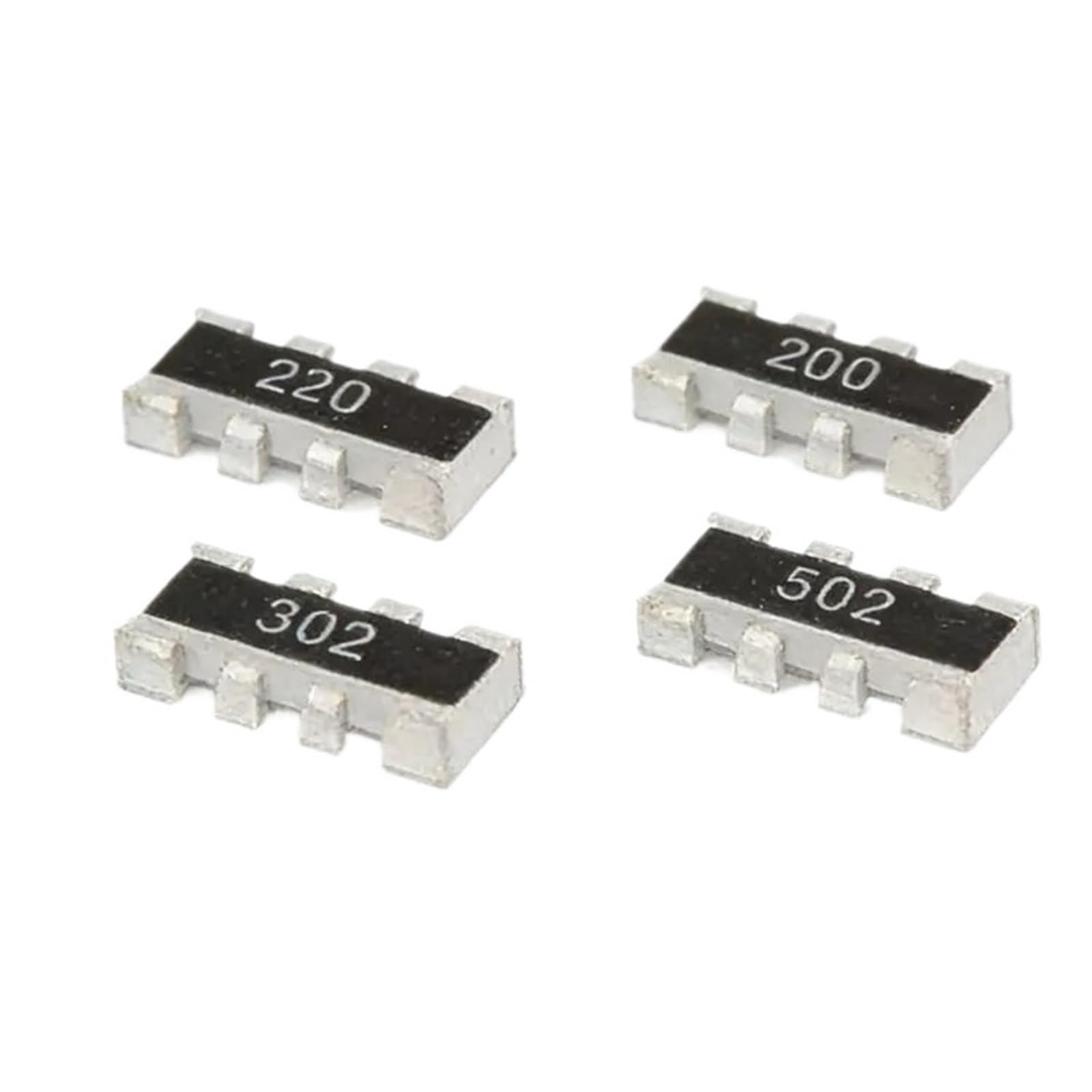 WUPLKCUIJ 100pcs 0603 8P4R 2 * 4P SMD Network Resistor array 0R~1M 1 10 22 47 100 220 330 470ohm 1K 2.2K 4.7K 10K 22K 47K 100K 220K 470K 10M(12K)