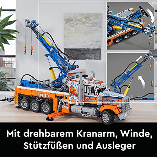 LEGO 42128 Technic Schwerlast-Abschleppwagen, Modellbauset, Technik für Kinder, Kran-Spielzeug, Geschenk für Mädchen und… – Bild 6