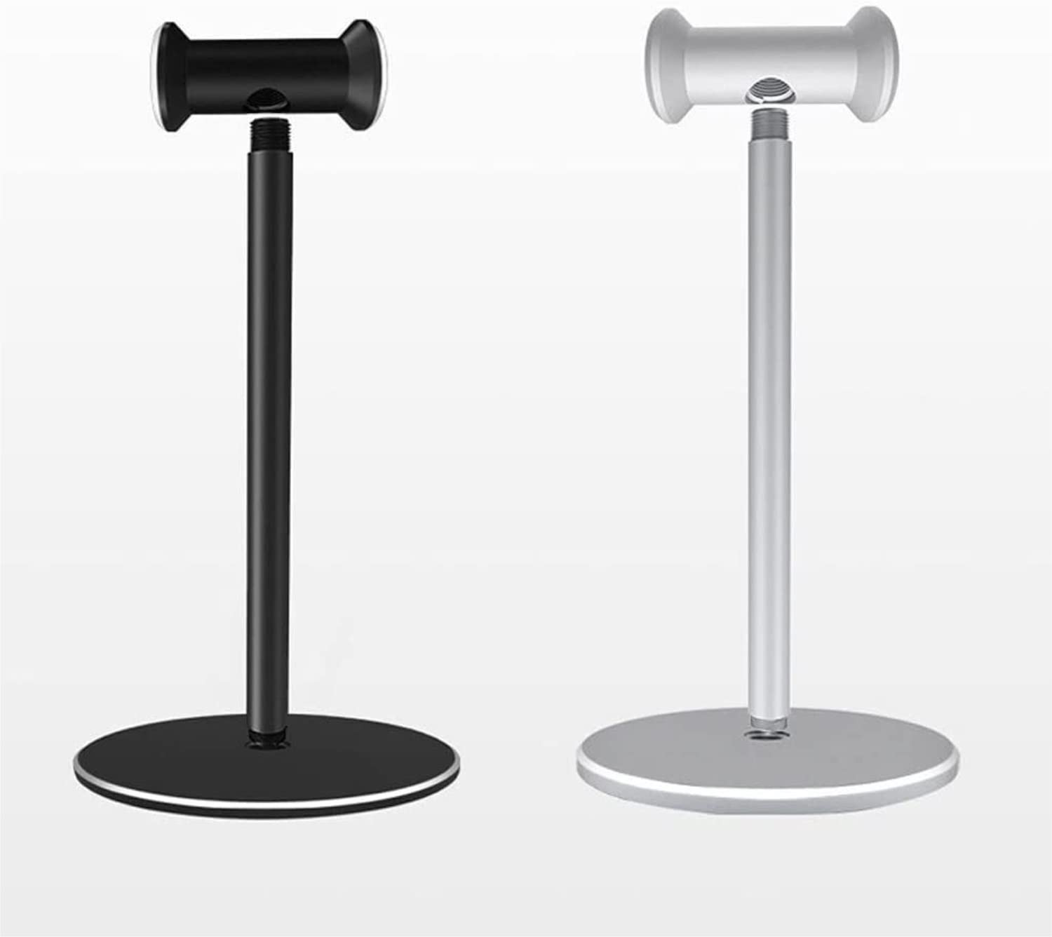 Kopfhörerständer Kopfhörerständer Aus Metall, Aluminiumlegierung, rutschfeste Basis, Gaming-Kopfhörerhalter, Headset-Halter Stabil & Platzsparend(Silver)