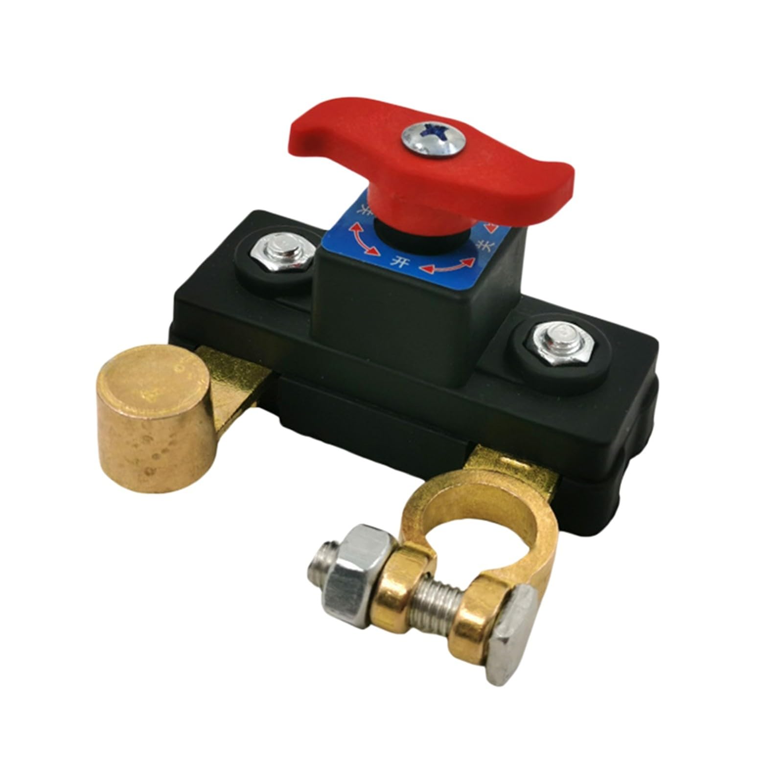 Universal Battery Disconnect & Leak Protector, Waterproof Solid Copper Conductivity Car Battery Disconnect Switch, Circuit Breaker Protector for Multiple Models (Pure Copper)