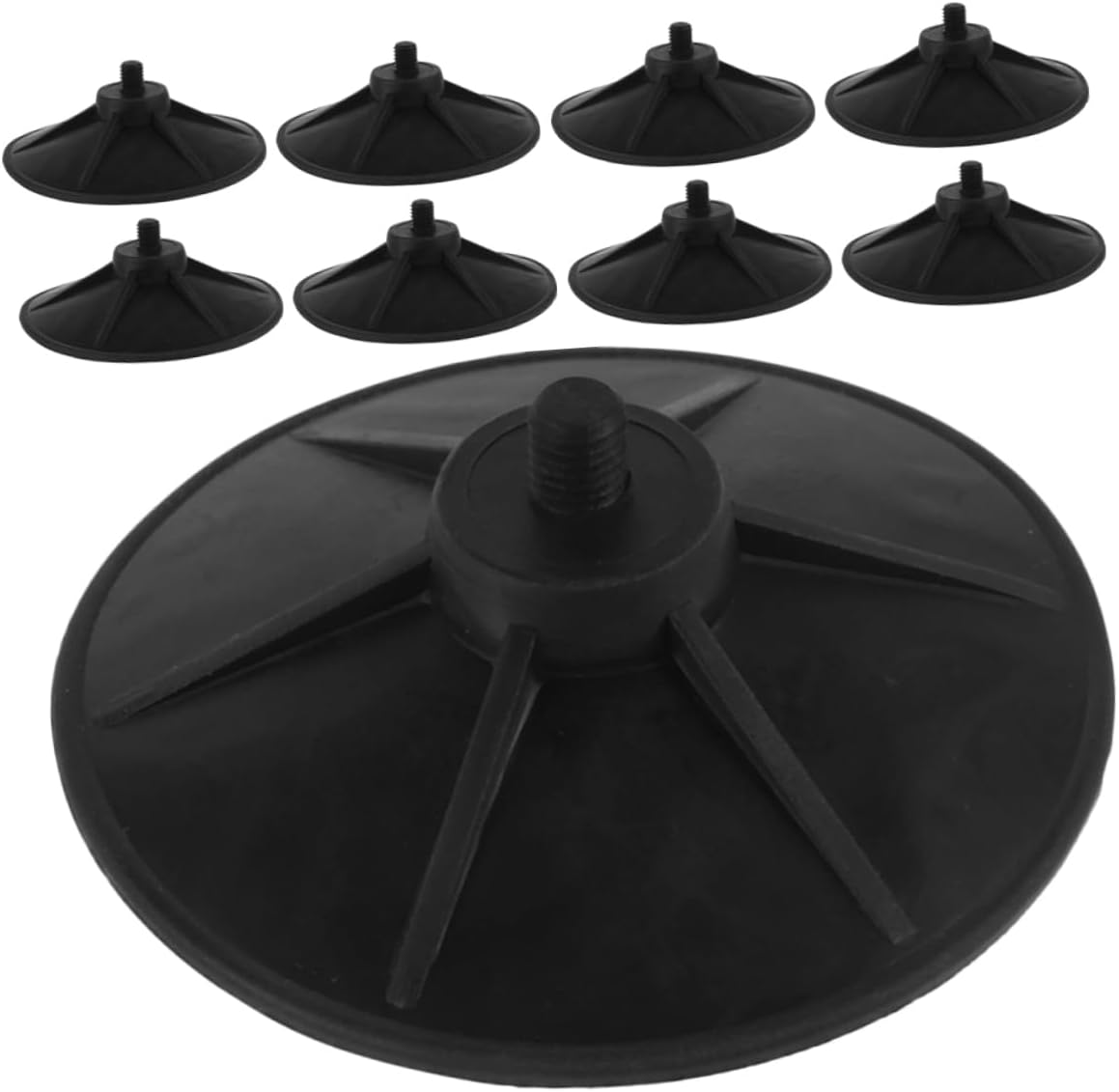 VANZACK 16pcs Heavy-Duty Cup Base Stand for Boxing Sandbags Support for Martial Arts Training Home Gym Use and Portable Storage