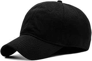 Oversize Plain Dad Hat Baseball-Cap - Men Women Twill Cotton Polo Hat L/XL Size