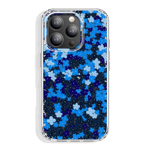 Coque iPhone 16 Pro fine anti-choc et anti-rayure avec motif floral
