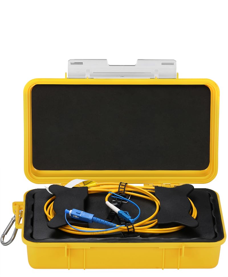 Extension de fibre optique monomode 9/125 avec boîtier OTDR launch cable SC LC