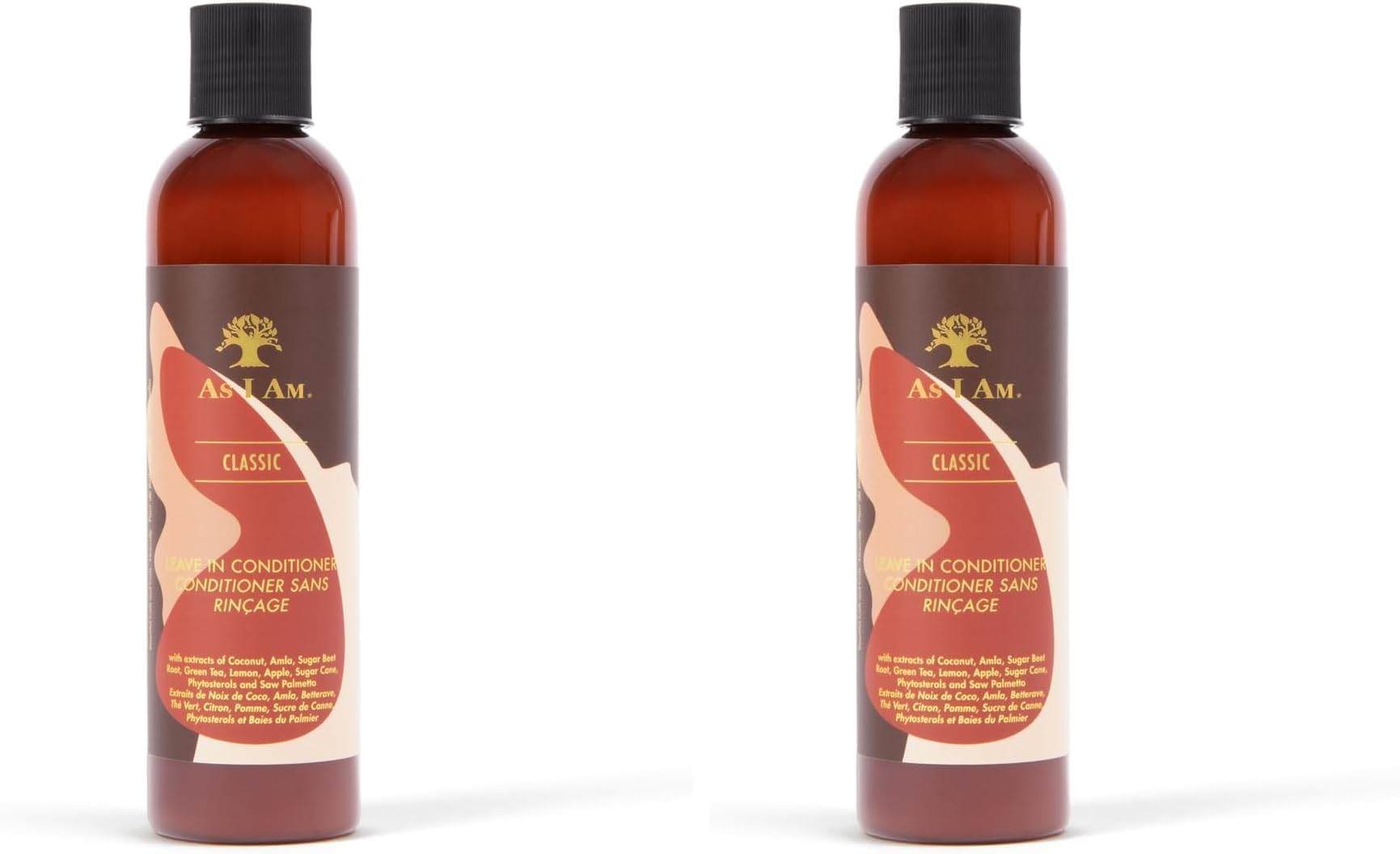 As I Am Leave-In Conditioner, 237ml/8 fl oz. (Pack of 2)