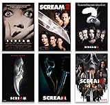 Hochwertiger Druck: Gedruckt auf 350 g/m² matt beschichtetem Papier, ist unser Poster der Scream-Filmserie von höchster Qualität. Die scharfen, lebendigen Farben und das tiefe Schwarz lassen die Bilder auf dem Poster hervorstechen und sorgen dafür, dass es an jeder Wand toll aussieht.