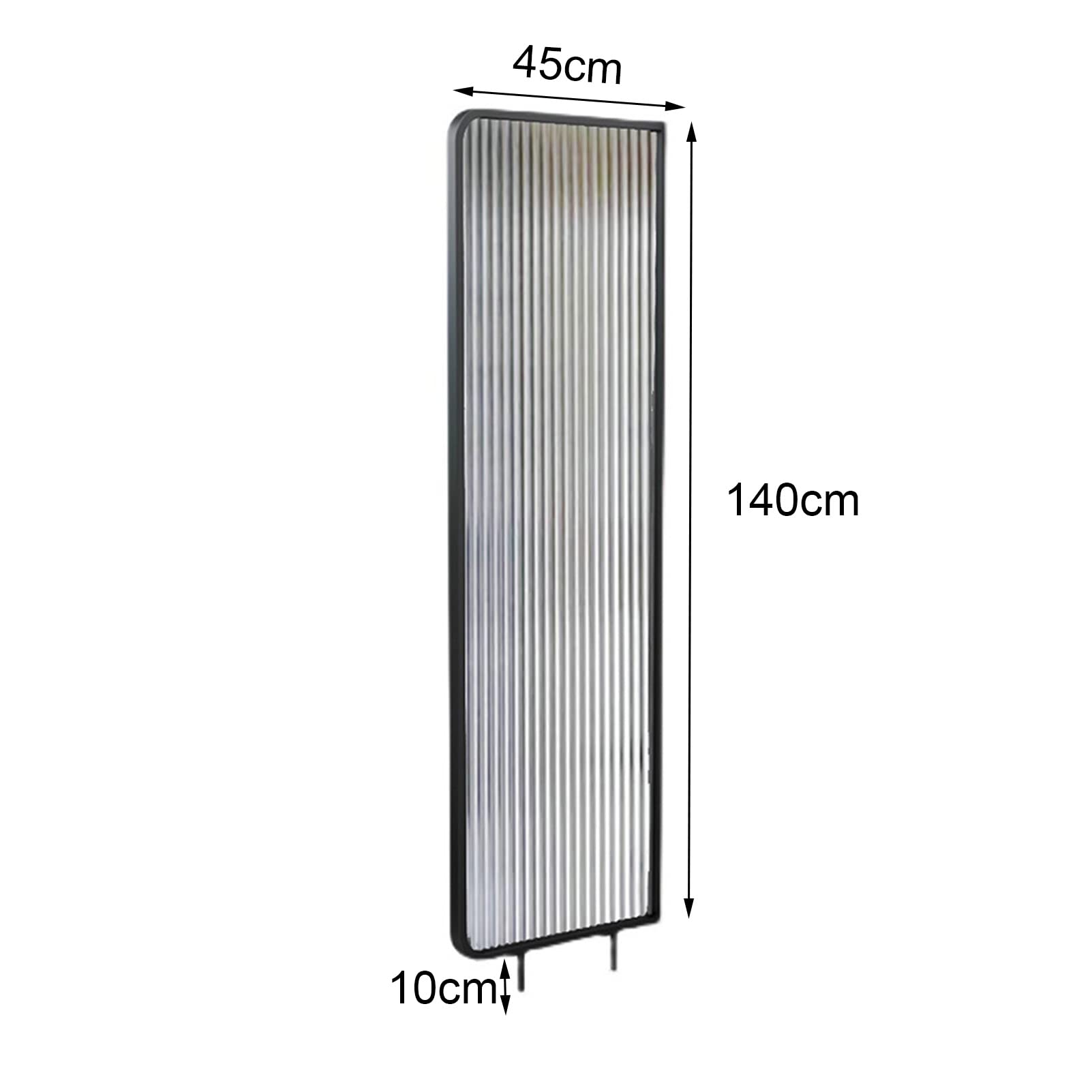 Cloison en Verre Transparent pour établissements de santé publique, séparateur d'urinoir étanche, écran de confidentialité pour Toilettes Hommes, séparateur hygiénique, Solution de