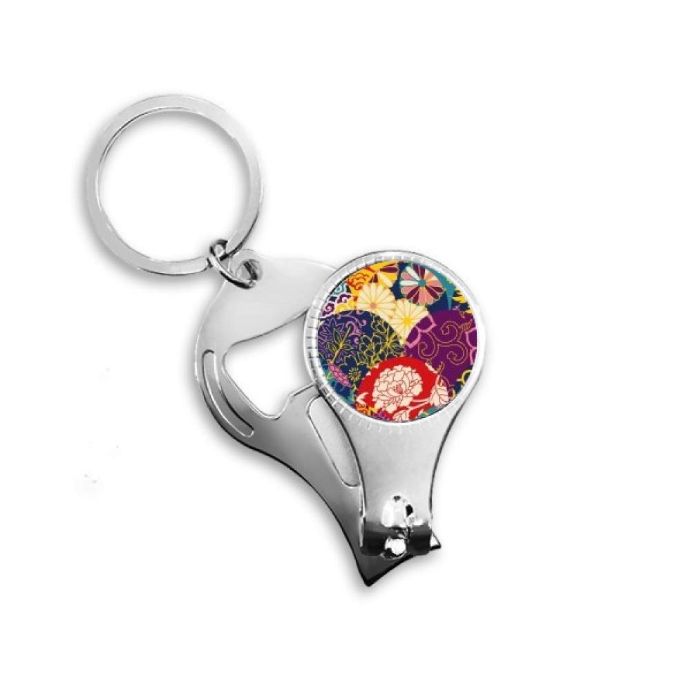 Porte-clé motif pois chinois style japonais asiatique, une idée cadeau originale et poétique