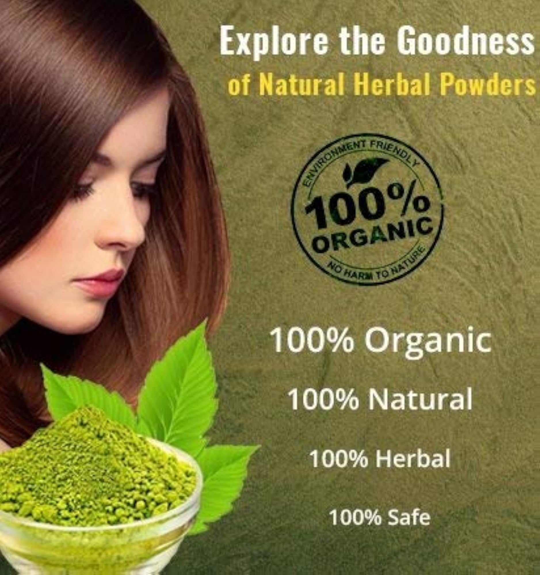 Bhringraj Powder for Hair, 100% Natural, 800 Grams