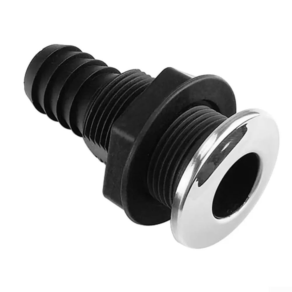 LatoYard Marine Grade Plastic Through Hull Fitting for Yacht