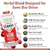 Herbal Clean Qcarbo32 Same-Day Detox Cleanse Drink (32 fl oz) - Tropical Flavor Full Body Cleanse* Detox Drink for Moderate Toxin Level*, Vitamin B2 and Vitamin B12 for Men & Women