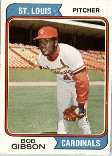 1974 Topps Baseball Card #350 Bob Gibson