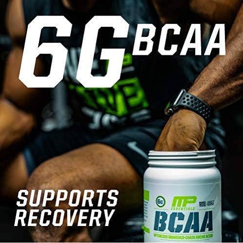 MusclePharm Essentials BCAA Powder, Post-Workout Recovery Drink, Grape, 30 Servings