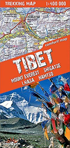 TIBET-MOUNT EVEREST/SHIGATSE/LHASA 1/400.000 TIBET-MOUNT EVEREST/SHIGATSE/LHASA 1/400.000