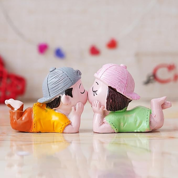Cadeau de Saint-Valentin : statue de couple romantique pour elle et lui