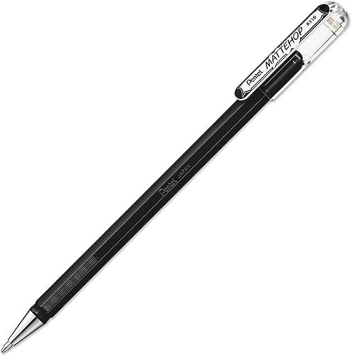 Miniatura 4 de Pentel Mattehop - Bolígrafos de gel líquido, punta K110-0.039 in, 1 de cada color, paquete de 8