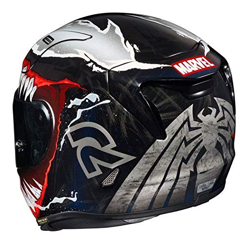 HJC RPHA 11 Venom II Marvel Full Face Helmet black red XXL Black