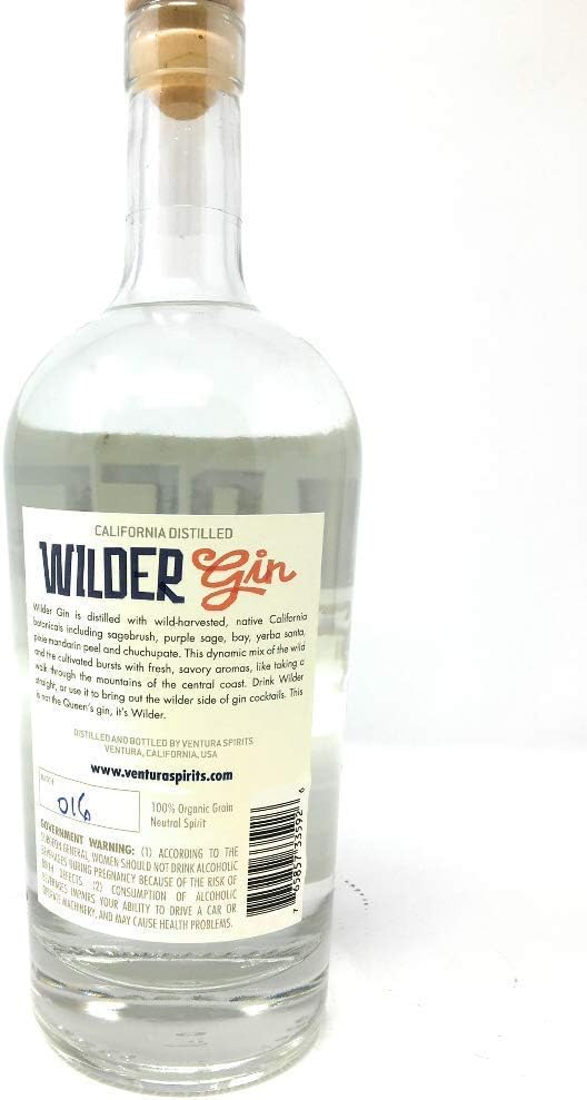 Ventura Spirits Wilder Gin, 750 Ml