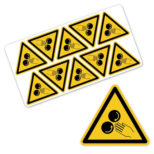 Panneau d'avertissement ISO 7010 W089 de qualité supérieure pour industrie - 3