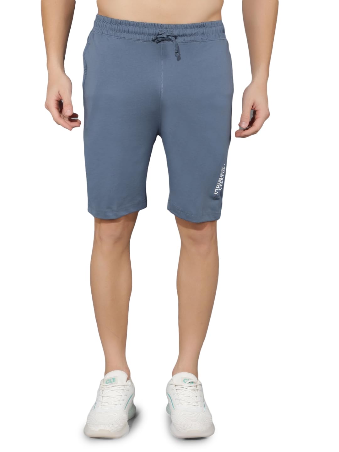 Mens Cotton Casual Bermuda Shorts-image-4