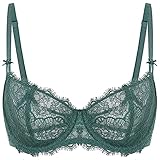 Wimpernspitzenbesätze sorgen für mehr Feminität. Verwandelbare Träger können als Criss Cross oder Basic Style getragen werden