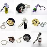 jante rota boost Toucher très agréable. Luxe Porte-clés en métal - Jante Roue de rayon Frein Filtre à air - Pendentif porte-clés étui Jante chromée Clé, Gasflasche - rot