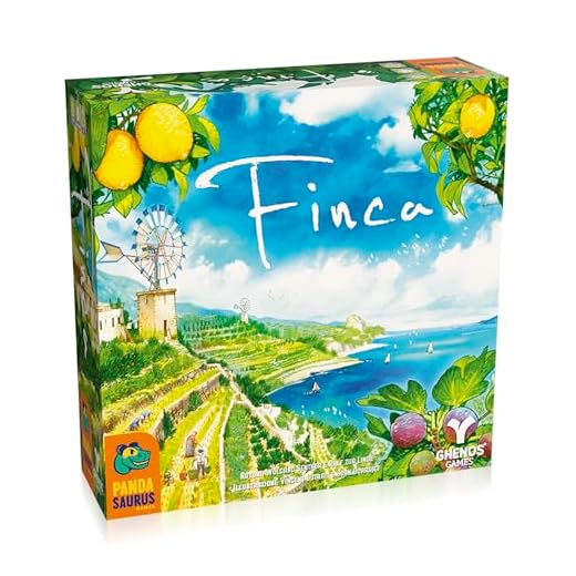 Finca - Gioco da Tavolo - Gioco di Strategia sulla Gestione delle Risorse e delle Consegne - Divertente per Famiglie, Bambini e Adulti - Età 10+ - 2-5 Giocatori - Durata 45 Minuti - Edizione Italiana